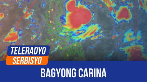 Tropical Depression Carina Slightly Intensifies Anong Ganap 21