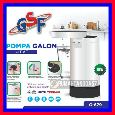 Jual POMPA AIR LIPAT GSF G 679 ELEKTRIK POMPA AIR GALON LISTRIK