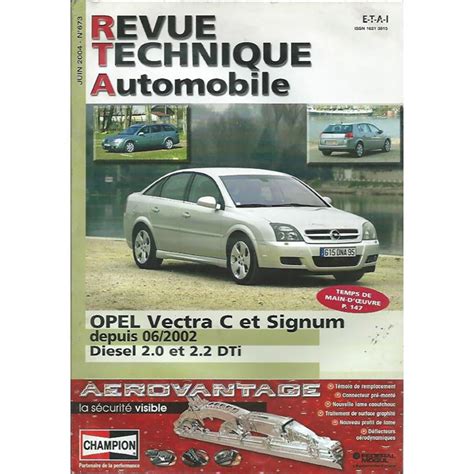 Revue Technique Vectra De Opel