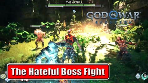 God of War Ragnarök THE HATEFUL BOSS FIGHT Vanaheim The Abandoned