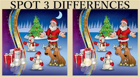 🎅🏻 Play Find The Differences Christmas 🎄🎄 Play Spot The Difference