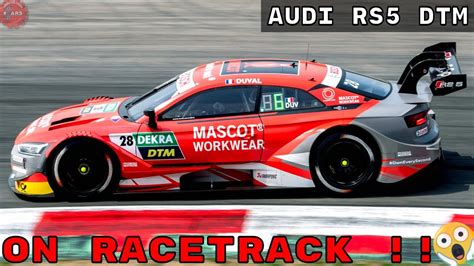 2019 Audi RS5 DTM Turbo Engine On RaceTrack YouTube