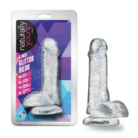 Amazon Blush Novelties Inch Glitter Dildo Soft Pliable Realistic Small Wide