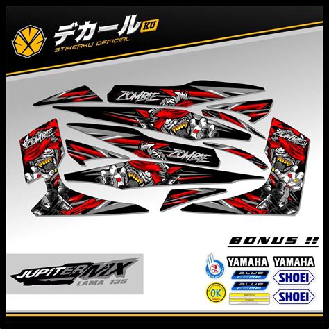 Jual STRIPING JUPITER MX 135 LAMA STRIPING MX OLD STICKER JUPITER