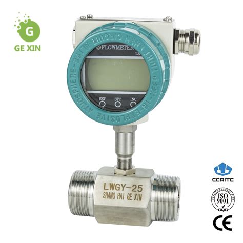 Dn Rs Modbus Communication Liquid Nitrogen Turbine Flow Meter