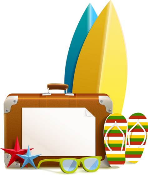 Vacances Dété Voyage Png Plage Vacation Clipart Png