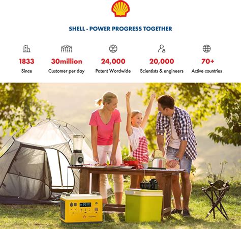 Shell 2000W Portable Power Station 1997Wh LiFePO4 Battery Solar Power