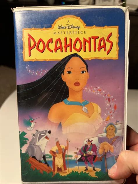 POCAHONTAS VHS 1996 Walt Disney Masterpiece Collection Clamshell EUR