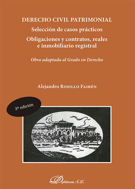 Librería Dykinson Derecho civil patrimonial Selección de casos