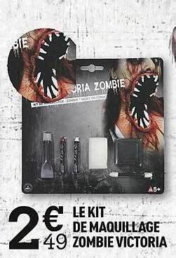 Promo Le Kit De Maquillage Zombie Victoria Chez Centrakor