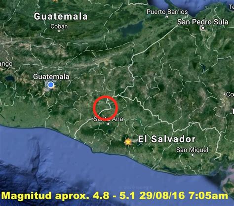 Sismo Moderado Entre M Y Sacude La Frontera Guatemala El