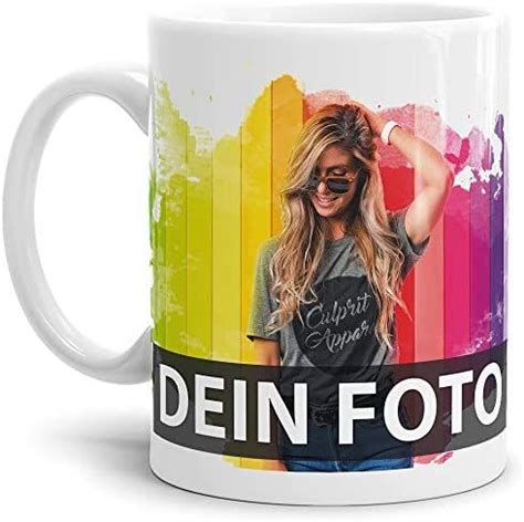 Tasse Selbst Individuell Gestalten Personalisierbar Mit Eigenem Foto