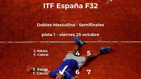 Resultados De Tenis En Directo Partido Zizou Bergs Y Tiago Cacao