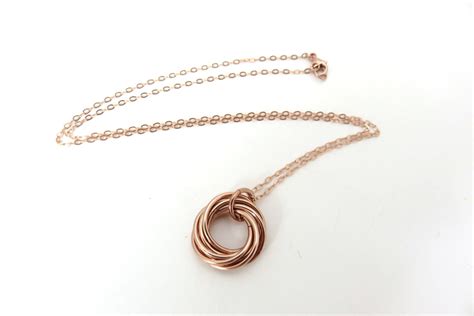 80th Birthday T Rose Gold Necklace 80th Birthday Necklace