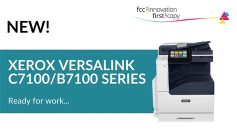 Product Launch Xerox VersaLink C7100 Series YouTube