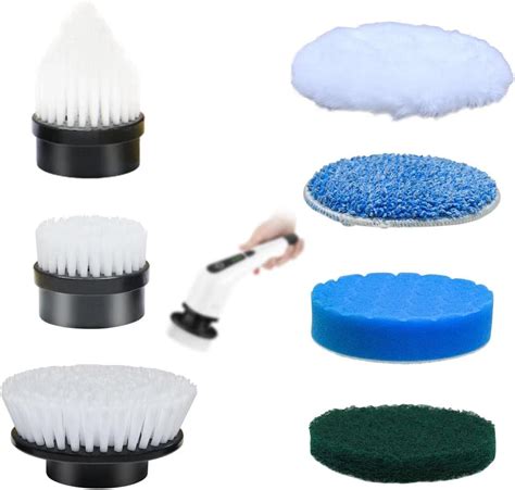 Topmako Electric Spin Scrubber Replacement Brush Heads Pcs Extra