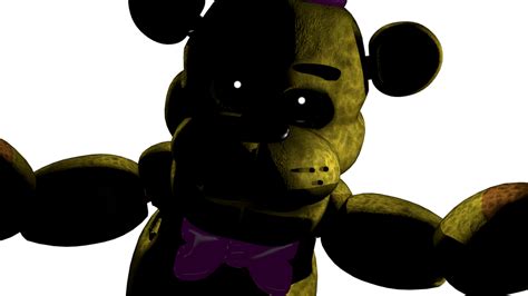 [c4d Fnaf Ucn] Fredbear Jumpscare By Chulan7267 On Deviantart