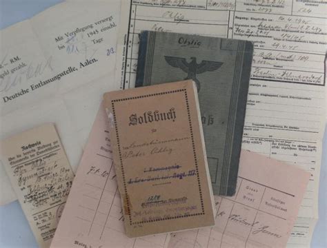 Kurland Docs Wehrpass Ww I Soldbuch Wh Heer Inf Div Ohlig