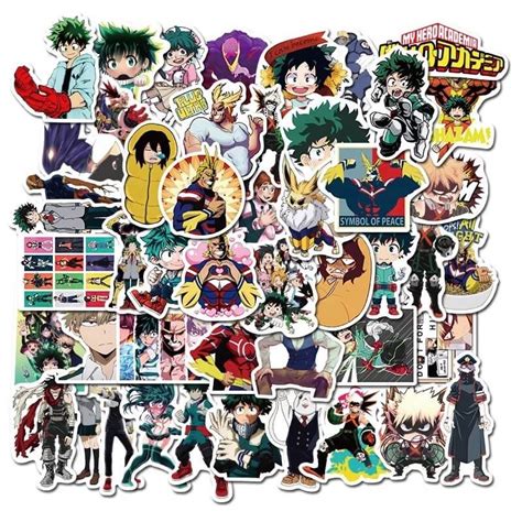 My Hero Academia Stickers 50pcs