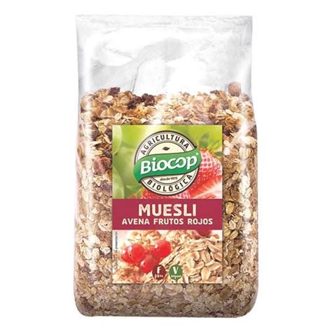 Muesli De Avena Con Frutos Rojos De Biocop En Avenas Y Cereales De