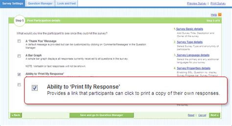 Printable Surveys