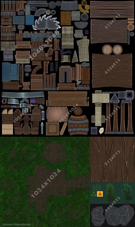 Lumber Mill Diorama — polycount