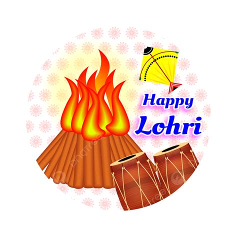 Happy Lohri Hd Transparent Happy Lohri Cute Elements Design Happy