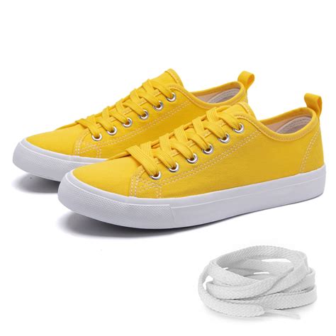 The Fashion Supply Skylar Canvas Womens Sneakers Canvas Shoes For