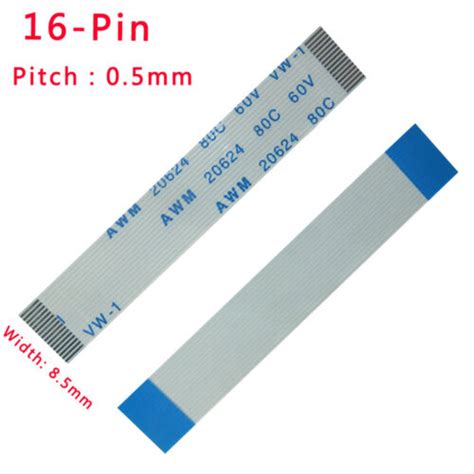 Pitch Mm Ffc Fpc Flexible Flat Cable Pin C V Vw L Mm