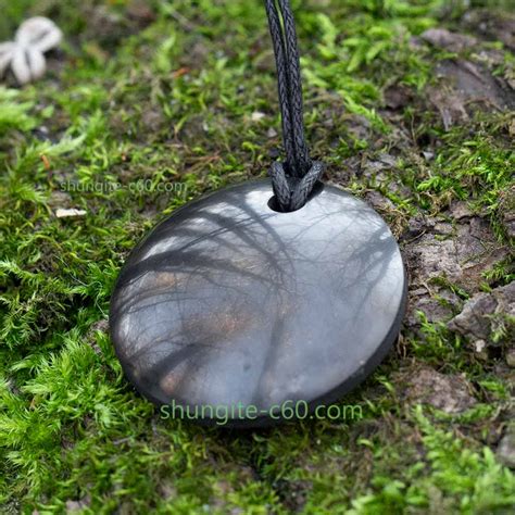 Shungite Pendant Russia Made Of Real Amazing Stone