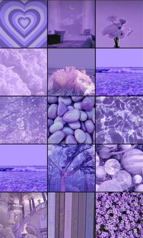 75 Pcs Purple Wall Collage Kit Aesthetic Purple Room Decor Purple Wall Decor Bedroom Purple Wall