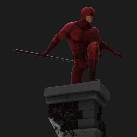 Daredevil Statues 3d Model Ready To Print