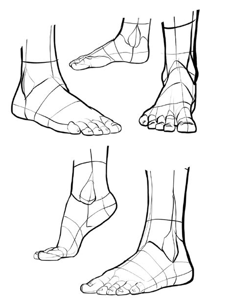 Drawing Feet Reference