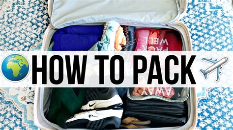 How To Pack Smart Traveling Advice Youtube