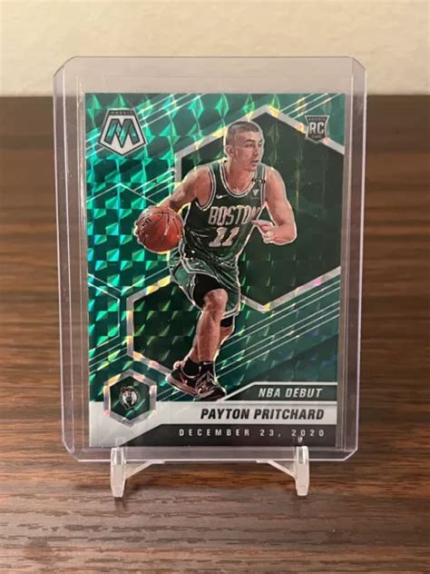 Panini Mosa Que Payton Pritchard Recrue Nba D Buts Verts Prizm Rc