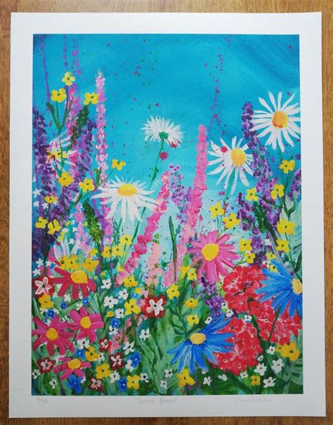 Summer Blooms Limited Edition Giclée Print by Caoimhe Callan Etsy