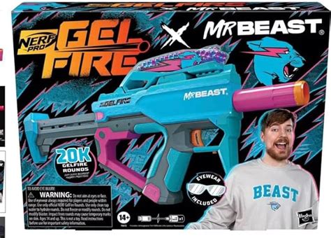 Amazon NERF Pro Gelfire X Mr Beast Blaster Nerf Pro Gelfire X