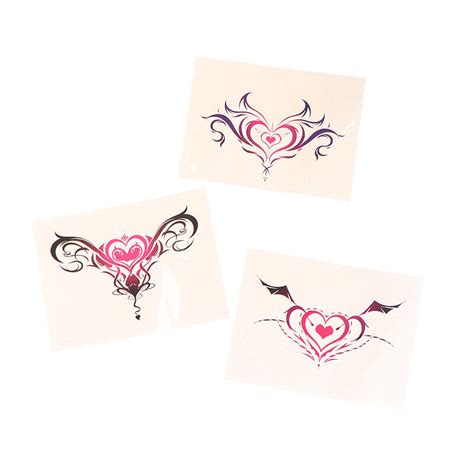 1 Pcs Tatoo Sex Waterproof Temporary Tattoos Womb Fake Tattoos Sticker