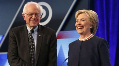 Hillary Clinton Bernie Sanders Spar Over Immigration Issues Newsday