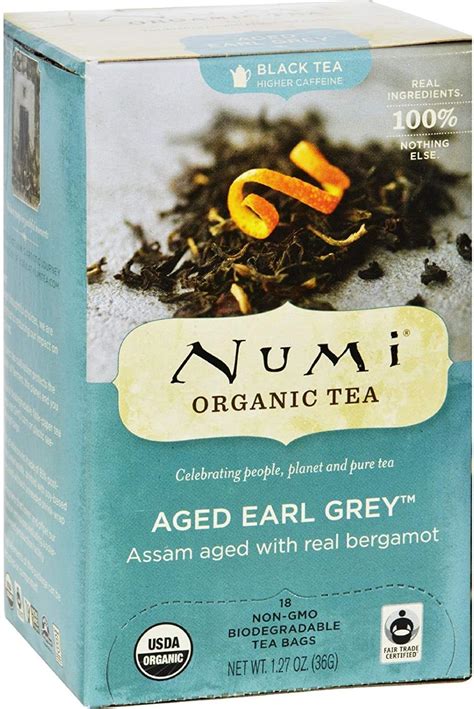 Amazon Numi Organic Tea Aged Earl Grey Count Box Of Tea Bags