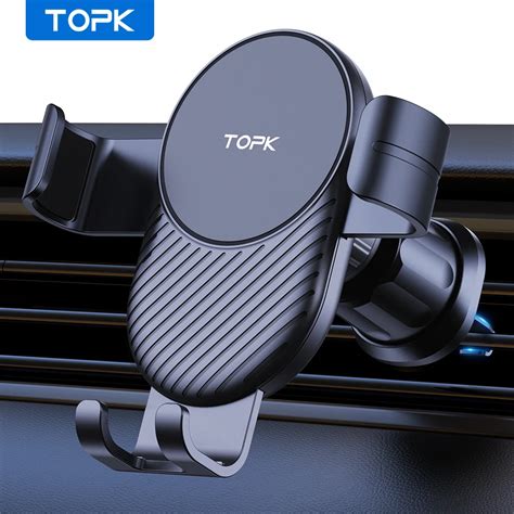 Topk Soporte De Tel Fono Para Ventilaci N De Coche Gancho De Metal