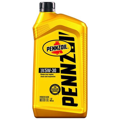 Pennzoil Conventional Motor Oil, 5W-30, 1 qt. | 1211810 | Pep Boys