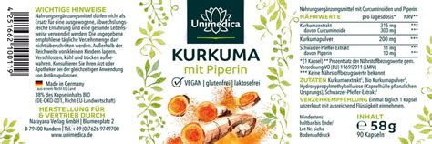 2er Sparset Kurkuma Mit Piperin 300 Mg Curcuminoide Und 10 Mg