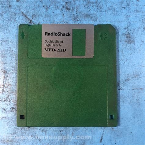 Radio Shack Mfd Hd Floppy Disc Double Sided High Density Ims Supply