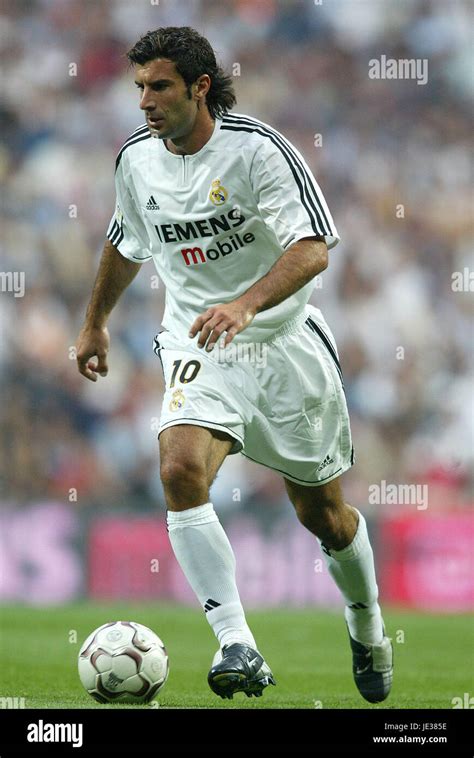 LUIS FIGO REAL MADRID CF SANTIAGO BERNABEU MADRID 13 September 2003 ...