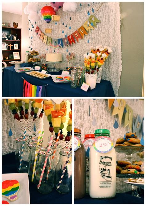 Hot Air Balloon Sky Birthday Party Ideas Photo Of Catch My Party