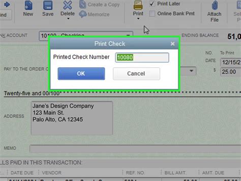 Simple Ways To Print Checks In Quickbooks 14 Steps