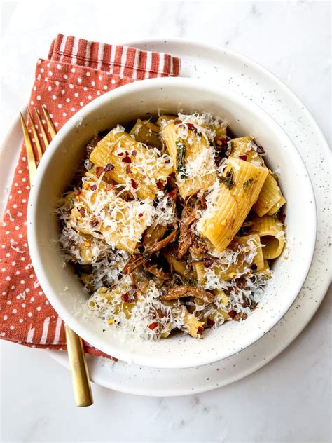 Leftover Brisket Pasta With Parm And Black Pepper — Nosh With Tash