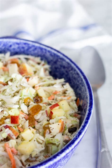 Apple and Cabbage Slaw | A Bountiful Kitchen