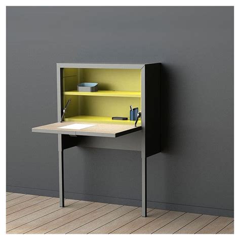 Auster Secrétaire Matière Grise Design Luc Jozancy Desk Furniture